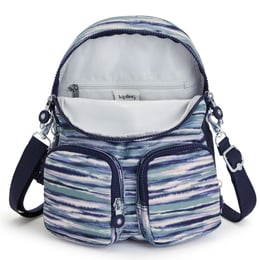 Рюкзак-сумка Kipling FIREFLY UP Brush Stripes (W66)