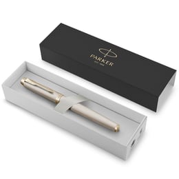 Ручка перьевая Parker IM Professionals Monochrome Champagne FP F