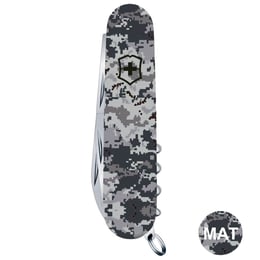 Швейцарський складаний ніж 91мм Victorinox CLIMBER ARMY Піксель синій 1.3703.3.W3942p