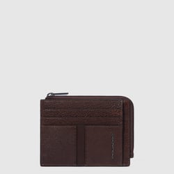Картхолдер з монетницею Piquadro HEDLEY (W130) Dark Brown PP4822W130R_TM