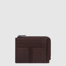 Картхолдер з монетницею Piquadro HEDLEY (W130) Dark Brown PP4822W130R_TM