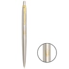 Ручка шариковая Parker JOTTER UKRAINE Stainless Steel GT BP Трезубец золотой