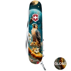 Швейцарський складаний ніж 91мм Victorinox CLIMBER UKRAINE 1.3703.3.T3210pw