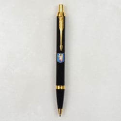 Ручка шариковая Parker IM CITY Black GT BP Герб Киева