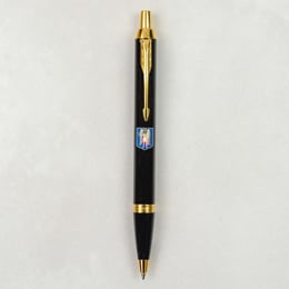 Ручка кулькова Parker IM City Black GT BP Герб Києва