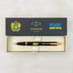 Ручка кулькова Parker IM UKRAINE Black GT BP Квіти