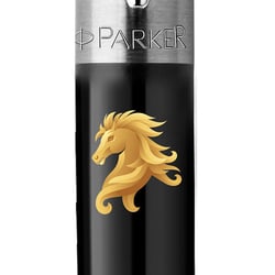 Ручка шариковая Parker JOTTER Originals ZODIAC Black CT BP Золотой конь
