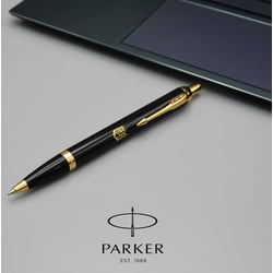 Ручка кулькова Parker IM UKRAINE Black GT BP Вогняний Тризуб